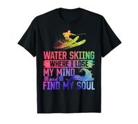 Water Skiing Where I Lose My Mind and find My Soul Value Graphic T-Shirt