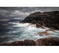 Water slapping against rocks-500-Piece Puzzle for Adults - DIY Puzzle Pieces, Great Puzzle Game for Adults 14 years+