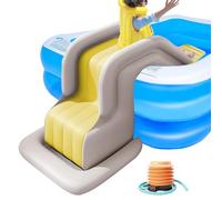 Water Slide for Inflatable Pool, Outdoor Toy Play Center Water Slides, Water Centers, In-ground, Inflated Ground Pools Accessories