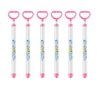 Water Soaker 6 Pieces Beach Fight Game Prank Prop Water Toys Outside Practical Daily Accessory, for Swimming Pool, Team Activity, Birthday, Backyard, Garden, Park, Picnics, Beach, Summer,