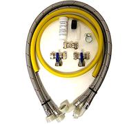 Water Softener Installation Kit 15mm / 1000mm Stainless Steel Hoses