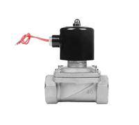 Water Solenoid air Valve 2w Directly Action Diaphragm Type Electricity Consumption Magnetic Stainless Steel 1.5 Inch Oil(AC220V,2W -40)