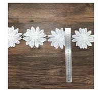 Water Soluble 3D Handmade Lace Barcode Milk Silk Lace 3D Lace DIY Hollow 3 Layers Embroidery Lace Accessories 3 Yards