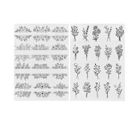 Water Soluble Embroidery Stabilizer Sheets | Washable Stitching Backing Paper | Self Adhesive Fabric Support for Scarves Pants Skirts Apparel DIY Sewing Crafts