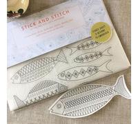 Water Soluble Embroidery Transfers, Stick and Stitch Water Soluble Embroidery Transfers, Embroidery Patterns Water Soluble Stick and Stitch Embroidery Paper for Hand Sewing (Fish)
