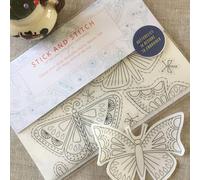 Water Soluble Embroidery Transfers, Stick and Stitch Water Soluble Embroidery Transfers, Embroidery Patterns Water Soluble Stick and Stitch Embroidery Paper for Hand Sewing (Butterflies)