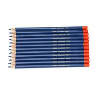 Water Soluble Pencil, 12pcs Blue Colored Wooden Handle Water Erasable Pencil Grommet Ink Fabric Marker Pens Supply Diy Needlework Cross Stitch