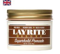 Layrite Superhold Pomade 120g | High Hold | Water Soluble | Medium Shine