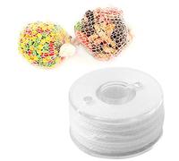 Water Soluble Wire, 20 Water Soluble Line, 8 Wires Water Soluble White Bait Line 20 Fishing Rope Tape Tool Accessories for Tying Fishing Lures Bags Tumotsit