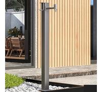Water Spigot Outdoor Faucet Vertical Garden Water Column Freestanding Hose Stand Floor Mount Water Tap Frost Free Outside Faucet