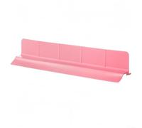 Water Splash Guard for Sink Areas Made of Silicone with Suction Cup Base to Keep Counters Dry and Protected (Rose Red)