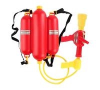 Water Spray Toy - Firefighter Backpack Design Push-Pull Spray Summer Game - Water Soaker for Kids | for Garden Swimming Pool Outdoor Beach Party Backyard Boys Girls