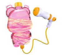 Water Spray Toy - Long Range Squirt Shooter, Lightweight Carry Backpack, Quick Fill Reservoir Tank, Durable Kid Safe Material | Beach Splash Battles, Backyard Cooling Game, Birthday Party