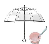 Water Spray - Water Spray with Transparent Umbrella, Fighting Games with Long Handle, Interactive Joke Games with Rainproof | Beach Pool Fun at the Beach