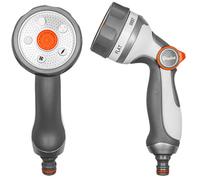 Water Sprayer Hose Gun Model En55M - Metal 5-Pattern Adjustable Nozzle With Quick Connect Adaptor And Slider Trigger