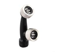 Water Sprayer Nozzle Heavy Duty Brass Fitting for Car Washing Patio Cleaning Adjustable Flow 10cm(K-5 Single Hole)