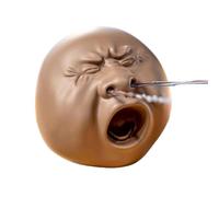 Water Sprayer Toys - 2.21 Inches Funny Squeeze Yawning Face for Pranking, Tea Figures with Ultra-Soft Design, Tricky Squeeze Toy for Beach, Park, Home, Family Gatherings, Kids & Adults, Outdoor Fun