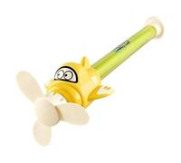 Water Sprayer Tube - Pull Action Squirting Game Toy, 41cm Compact to 71cm Extended Water sprayer, ABS Fireworks Design with Rotating Propeller for Kids Outdoor Beach Pool Play