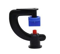 Water Sprinkler 20Pcs 180 Degree Refraction G-Type Sector Spray Nozzles Garden Irrigation System Sprinklers Garden Agriculture Watering Device (Color : Black),Hardware tool