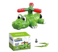Water Sprinkler for Kids - Crocodile Cartoon Rocket Launch Game,Outdoor Water Play Sprinklers - for Pool Park Garden Courtyard Lawn Outdoor Activities, Boys Girls Ages 3-8