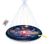 Water Sprinkler for Theme Space Water Play Mat - Water Sprinkler Toy for 3 Years and - Lawn, Yard, Beach, Park, Pool, Garden, Patio,