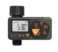 Water Sprinkler Timer, Diivoo Irrigation Hose Timer with Weekly and Daily Programs, Rain Delay and Manual Watering for Lawns and Gardens