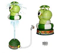 Water Sprinkler Toys for Kids, Outdoor Water Baseball, Rotating Waters Spray, Rocket Launcher for Toddlers 3-5, Backyard, Garden, Lawn, and Pool Summer Playset for Boys and Girls