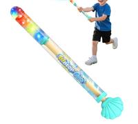 Water Squirter - 70-Hole Illuminated Spray Launcher, LED Outdoor Splash Activity Device, Colorful Backyard Recreation Toy For Beach, Pool, Garden, Birthday Gathering, Summer Entertainment, Kids