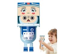 Water Squirts For Kids - Square Head Cartoon Design, Easy Grip Pump Action, Spray Fighting Toy, Backyard Party Prank Play | Water Spray Toy For Beach Backyard Party Playtime