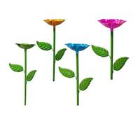 Water Station For | Set of 4 Water Islands for Pollinators - Cups for Garden Balcony Bird Watching Habitat Wildlife Outdoor Patio