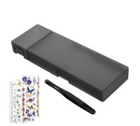 Water Sticker Moisturizing Box - Operated Sticker Box, Wet Palette Painting Tool | Hobby Miniature Painting Kit, More with Tweezers, Compact Sticker Box for Model Making