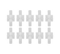 Water Stop Check Valve, Hose Check Valve, 10 Pcs Plastic One Way Check Valve Translucent Aquarium Anti Backflow Hose Check, Industrial Check Valves (8mm translucent)