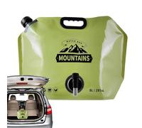 Water Storage Bag, Flexible Bottle, 8L Leak Proof Container, Adjustable Tap Hydration System, 16.93x12.2x2.95 Inches, Ideal for Hiking, Travel, Cycling, Backpacking, Car, Sports, Fishing, Picnic