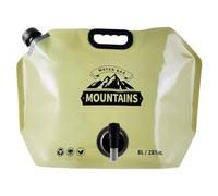 Water Storage Bag, Foldable Water Container, 8 L, Outdoor Hydration System with Adjustable, Portable Folding Water Bottle with Adjustable Tap for Sports, Cycling, Hiking, Trolley, Camping