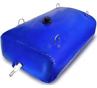 Water Storage Bag - RV Water Tank - 1000D PVC Material - Foldable/Large Capacity/Durable | Suitable For Fire Fighting, Camping, And Emergency Use(Blue,330 L/87 gal)