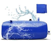 Water Storage Bag Tear-Resistant Water Bag Outdoor mobile water bag, Large Capacity Emergency Water Storage Tank Bag for Agricultural Irrigation Outdoor Garden(1x0.8x0.5 m/400 L/105 gallon)