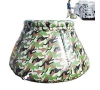 Water Storage Bladder, Foldable Water Container, 100 L Foldable Water Tank, Soft Storage Bubble with Large Capacity, Portable Rain Barrel for Construction Site