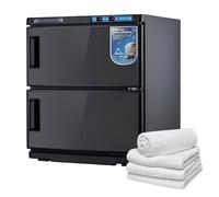 Water Storage,Hot Towel Warming Cabinet - 50L Disinfection Cabinet with Removable Water Drop Tray and Anti-Slip Feet for Homes, Beauty Salons and Restaurants