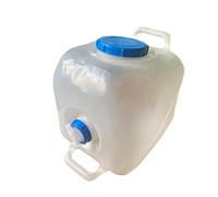 Water Storage Jug - Camping Water Container with Spigot - 20l foldable camping water canteen for outdoor backpacking easy to carry as it is lightweight and compact and easy to use