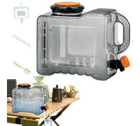 Water Storage - Large Capacity Water Container,Camping Jug Large Capacity Food Grade Hydration Bladder With Faucet For BBQ Hiking