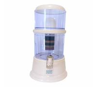 Water Stream Mineral Water Filter System, with Tank Reservoir Capacity 14 litres, Countertop Gravity Filtration & Purification, Ceramic & 5-Stage Filter Cartridges, Reduces Chlorine & Contaminants