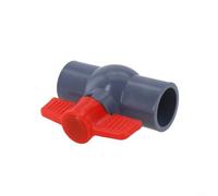 Water Supply Pipe Ball Valve Made from PVC, Featuring Sliding Socket Bond Connector, Sizes 20mm 25mm 32mm 40mm 50mm, Controls Liquid Flow (32mm)