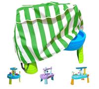 Water Table Cover - Kids Outdoor Cover | Heavy Duty Oxford Waterproof Dustproof Protector for Rain Showers Pond Sandbox Activity Table 2 Step Garden Patio