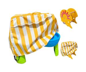 Water Table Cover - Kids Outdoor Cover | Heavy Duty Oxford Waterproof Dustproof Protector for Rain Showers Pond Sandbox Activity Table 2 Step Garden Patio