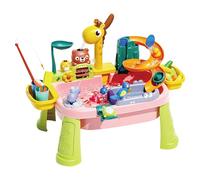 Water Table | Cute Giraffe Faucet Pretend Play Accessories | Summer Outside Sensory Activity Toys | For 1-5 Years Old Preschoolers Cognitive Development Hand-Eye Coordination Home Kitchen School Offic