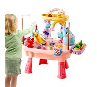 Water Table - Encourages Early Childhood Creative Sensory Exploration, Kitchen Play Sink Station With Accessories, 60x43x48cm Proportional Base Unit Dimensions, Battery Operated Automated Submersible