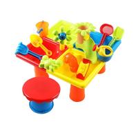 Water Table for Toddler, Rain Shower Pond Toddler Water Table, Kids Water and Sand Activity Sensory Play Table, Summer Outdoor Toys for Toddlers 3-5 4-8 Years Old Boys Girls (Light Green, One Size)