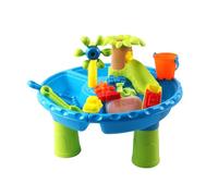 Water Table for Toddlers - Kids Play Water and Sand Activity Sensory Playset with 12 Pcs Accessories - Summer Outdoor Pool Backyard Toys - for Boys Girls 1.5+ Years Old (Green, One Size)