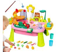 Water Table - PP 60x42.5x44cm | Water Play Table Fishing Toy Game | Waters Tables With Pump Kitchen Sets For, Interactive Play, Preschoolers, Outdoor Fun, And Early Learning Activities