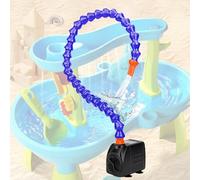 Water Table Pump,Fun Summer Outdoor Water Game Toys for Kids,Summer Water Pump for Kids,Water Table Accessories (Single Head)